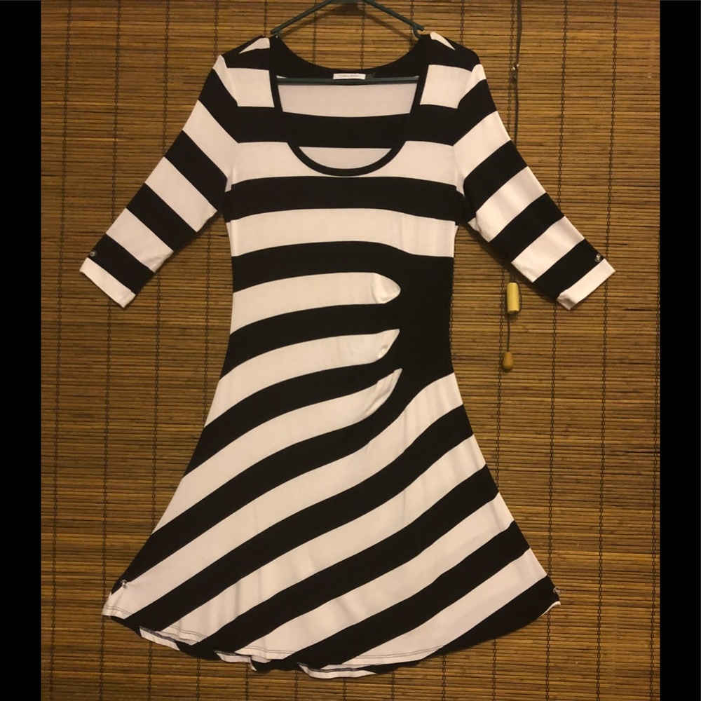 Calvin Klein stripe dress